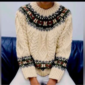 Zara fair isle sweater in size small. Very warm, Great condition, hardly worn.